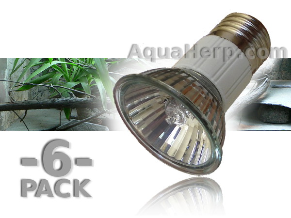 Halogen Basking Spot Lamp Mini E27 35W / 6-PACK