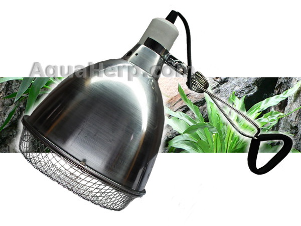 Terrarium Clamp Lamp E27 200W 8½” Deep Dome + Basket