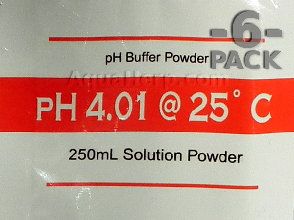 pH Buffer Powder 4.01pH / 6-PACK