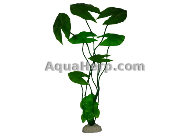 Plastic Plant Green Water Lily 50cm