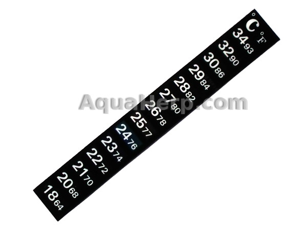 Digital Aquarium Thermometer Sticker