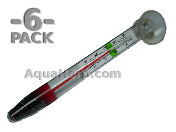 Aquarium Thermometer / 6-PACK