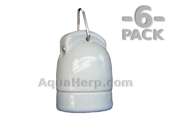 Heat Lamp Socket E27 "Hung-Up" / 6-PACK