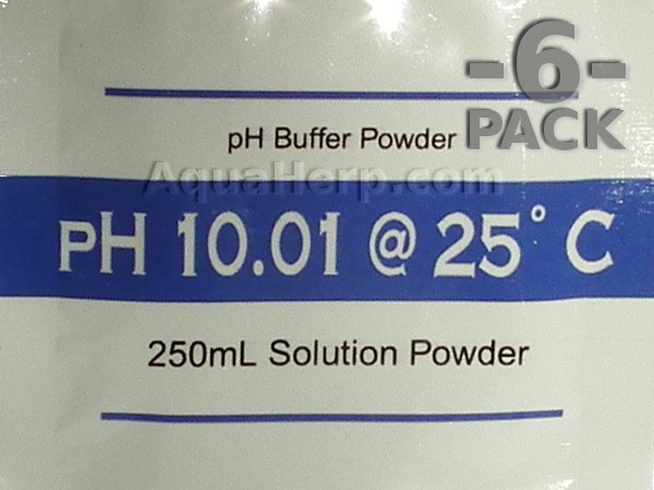 pH Buffer Powder 10.01pH / 6-PACK