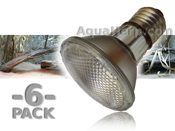 Halogen Basking Spot Lamp E27 50W / 6-PACK