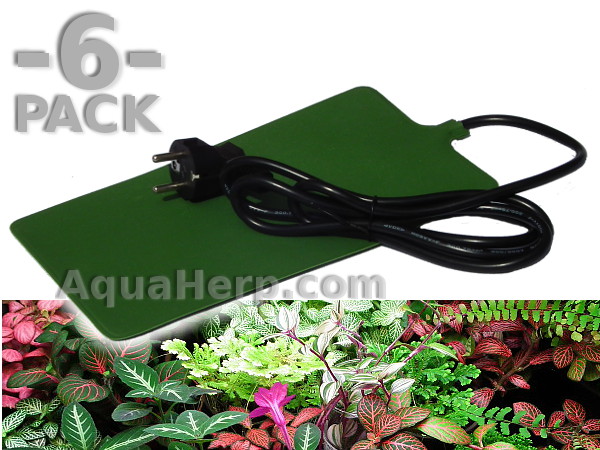 PVC Reptile Heat Mat 15*25cm / 10W / 6-PACK