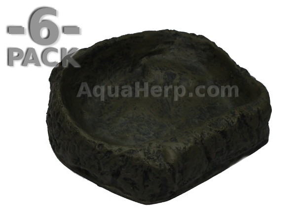 Terrarium Water Dish 24*21*5,5cm / 6-PACK