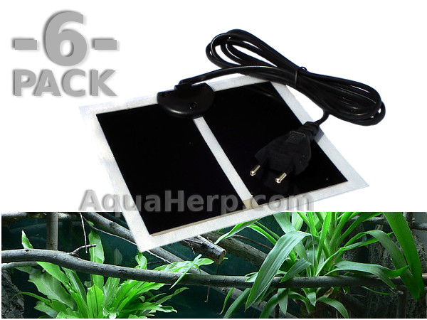 Terrarium Heat Mat 14*15cm / 5W / 6-PACK