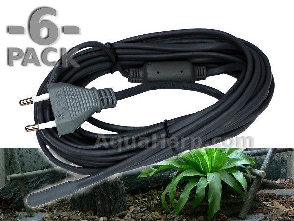 Terrarium Heat Cable 4m / 15W / 6-PACK