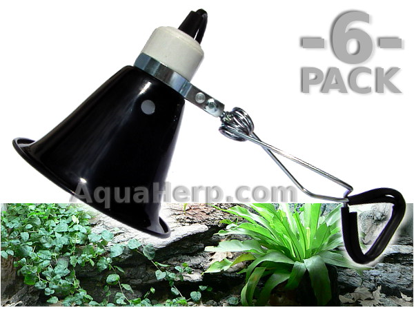 Terrarium Clamp Lamp Basic E27 max. 75W / 6-PACK