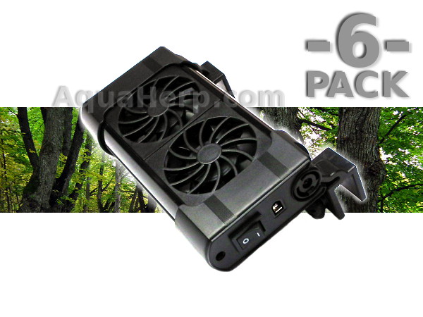 Cooling / Ventilation Fan Unit (2 fans) / 6-PACK