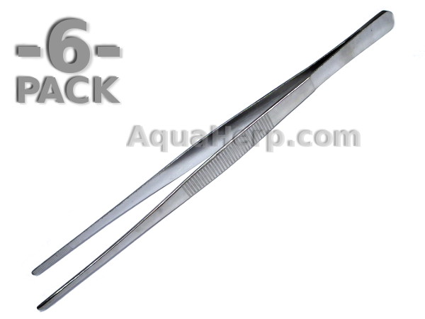 Forceps / Tweezers 25cm / 6-PACK