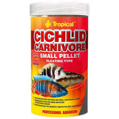 Tropical Cichlid Carnivore Small Pellet 250ml