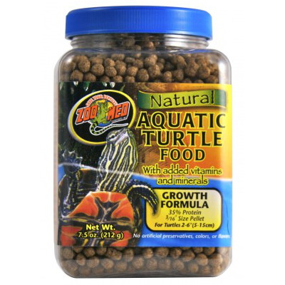 Zoomed Natural Aquatic Turtle Food Growth 212g