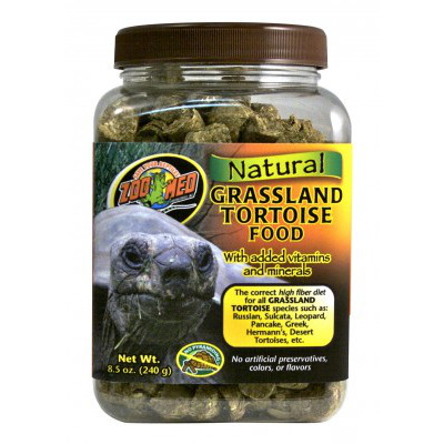 Zoomed Natural Grassland Tortoise Food 240g